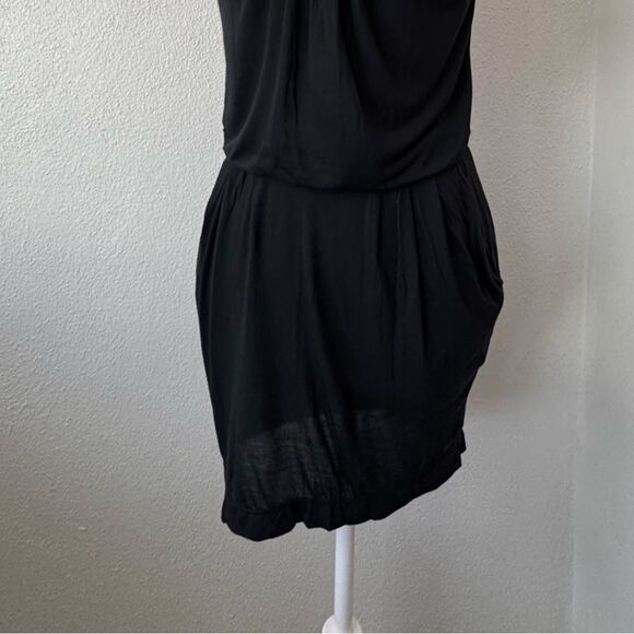 BCBG MaxAzria Black Dress Pockets Sleeveless SZ XXS - Picture 10 of 13
